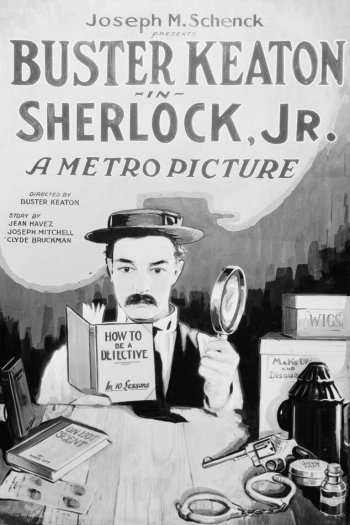 Смотреть онлайн Шерлок младший (1924)