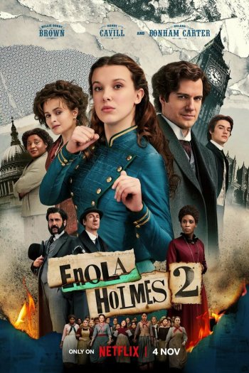 Смотреть онлайн Энола Холмс 2 (2022)