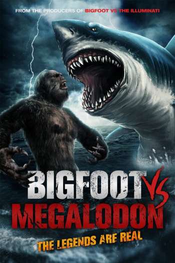 Смотреть онлайн Бигфут против мегалодона (2021)