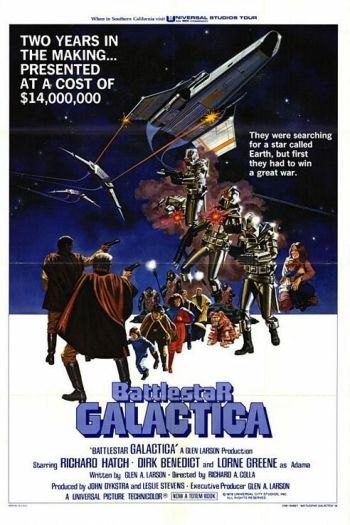 Смотреть онлайн Звездный крейсер Галактика (1978)