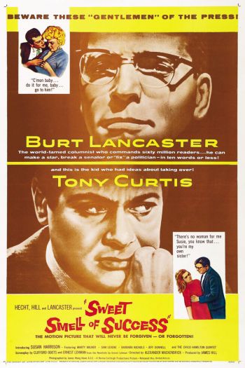 Смотреть онлайн Сладкий запах успеха (1957)